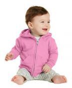 Port & Company� Infant Core 7.8-ounce, 50/50 Cotton Poly Full-Zip Hooded Sweatshirt